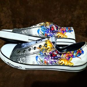 Ed Hardy Canvas Sneakers